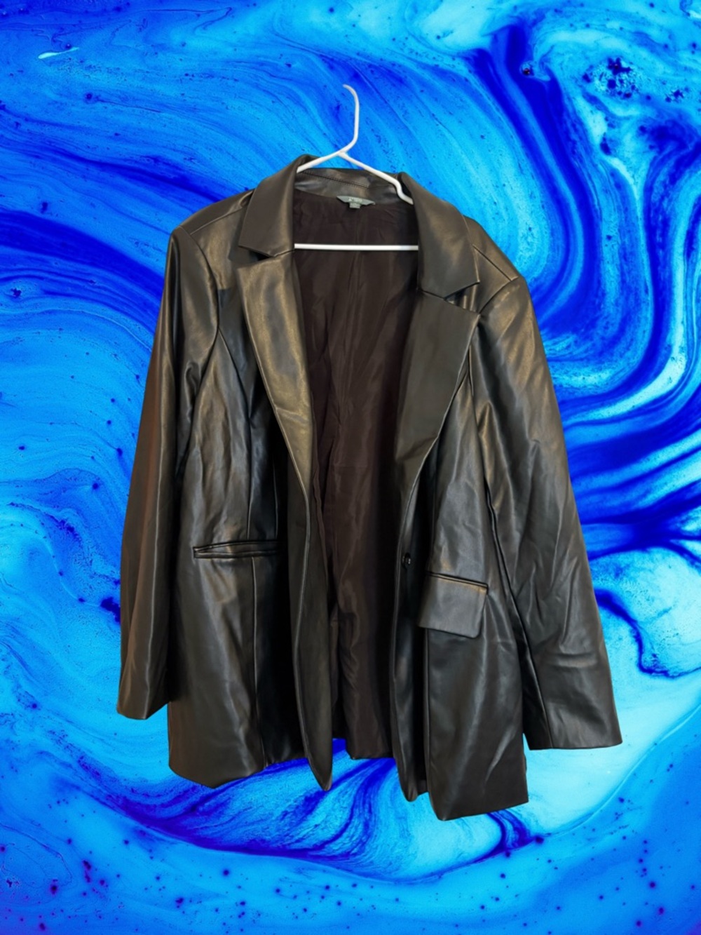 Black Faux Leather Jacket – Classic Moto Style, Sleek & Edgy